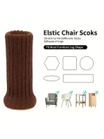 4pcs Protect Your Floors & Furniture With These Knitted Table Leg Socks - Image 5