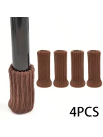 4pcs Protect Your Floors & Furniture With These Knitted Table Leg Socks - Image 8