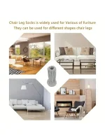 4pcs Protect Your Floors & Furniture With These Knitted Table Leg Socks - Image 4