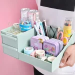 Creative Multi-function Penholder Desktop Debris Cute case Box Desk Desk Storage Drawer - Image 2