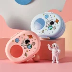 Cartoon Astronaut Lunch Box for Kids Leakproof Food Grade Microwave Safe Students Bento Food Container - Image 2