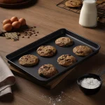 Rectangle Cake Pan Flat Skillet Baking Tray for Toaster Oven Small Roasting Cookie Molds and Bakery Use