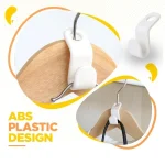 Space Saving Hanger - Space Saver Clothes Hanger Connector with Stacking Hooks and Heavy Duty Cascading Connection - Image 7