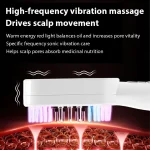 Electric Vibration Hair Growth Comb EMS Micro Current, 3 Color LED Massage - Image 5