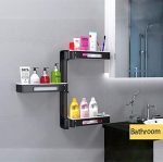 Wall Mounted - 2 Tiered Hanging Shelf for Spice Jars - Image 2