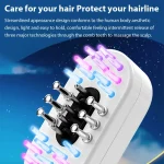 Electric Vibration Hair Growth Comb EMS Micro Current, 3 Color LED Massage - Image 3