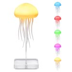 Cute Jellyfish Night Light RGB Gradient Bedside Lamp Voice Control Rechargeable - Image 11