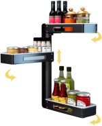 Wall Mounted - 2 Tiered Hanging Shelf for Spice Jars - Image 6