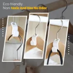 Space Saving Hanger - Space Saver Clothes Hanger Connector with Stacking Hooks and Heavy Duty Cascading Connection - Image 10
