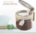 Creative home kitchen seasoning sauce bottle green glass - Image 2
