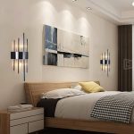 Modern Cascade Wall Light | LED-Ready Sconce with Crystal Clarity Glass Panels & Sleek Finish - Image 2