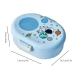 Cartoon Astronaut Lunch Box for Kids Leakproof Food Grade Microwave Safe Students Bento Food Container - Image 6