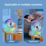 Personal Mini Fan Cooler with LED Light - Image 16