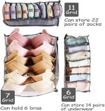 3 Pcs Underwear Organizer Set Foldable Closet Storage Boxes Drawer Organizer for Underware,Bra,Socks - Image 11