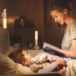Motion Sensor Night Light USB Rechargeable Wall Light