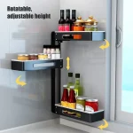 Wall Mounted - 2 Tiered Hanging Shelf for Spice Jars - Image 5