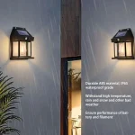 VGEBY Solar Tungsten Wall Light, Outdoor Sensor Interaction Lamp Exterior Lighting Fixtures Wall Mount IP65 Waterproof - Image 5