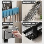 All-in-One Kitchen Wall Organizer: Knife & Utensil Holder With Spice Shelf – Elegant Wall-Mounted Kitchen Space Saver - Image 4