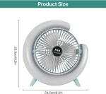 Personal Mini Fan Cooler with LED Light - Image 14