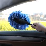 Car Wash Brush, Car Duster, Car Exterior Duster Ergonomic, Scratch-Resistant, Strong Absorbent, Microfibre Car Wash Wax Mop for Car Cleaning - Image 4