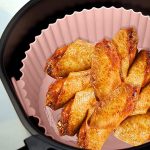 Reusable Baking Tray Air Fryer Baking Tray Roast Chicken Basket Carpet Deep Fryer Silicone Pot - Image 3