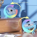 Personal Mini Fan Cooler with LED Light - Image 8