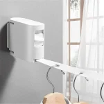 Clothes Drying Rack Invisible Clothesline Retractable Clothes Line Magic Drying Rack No Drilling for Indoor Outdoor Clothes Wall Hanger Drying Rack/Laundry Rack