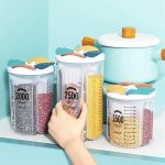 Airtight Cereal Storage Container BPA Free 4 Grids for Sesame Rice Cereal 2L|Food Storage Containers|Home & Garden - Image 3