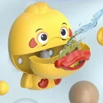 Yellow Duck Bath Toy Bubble Maker - Image 8