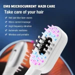 Electric Vibration Hair Growth Comb EMS Micro Current, 3 Color LED Massage - Image 11
