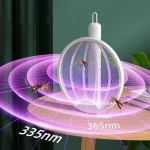 3 In 1 Foldable Electric Mosquito Killer Fly Swatter Trap Usb Rechargeable - Image 10