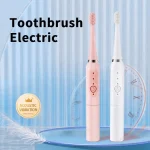 Electric Toothbrush for Men and Women Adult Non-Rechargeable Soft Fur Full-Automatic Waterproof - Image 4