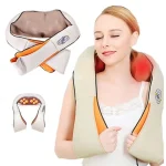 Electrical 4D shawl Electric Shiatsu neck Shoulder Massager Back Neck massager - Image 2