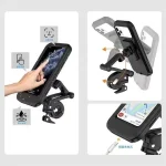 360 All Inclusive Waterproof Case Bicycle Phone Holder Adjustable - Image 2