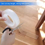 Double Sided Adhesive Tape 2cm x 5m Multi-Function Removable Traceless Adhesive Tape Indoor Outdoor Adhesive Gel - Image 3