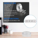 Double Sided Adhesive Tape 2cm x 5m Multi-Function Removable Traceless Adhesive Tape Indoor Outdoor Adhesive Gel - Image 7