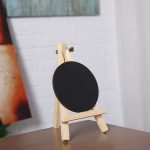 Board Folding Round Mini Chalkboard With Bracket