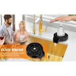Cup Washer For Sink Glass Rinser For Kitchen Sink With 360 Rotating - Image 7
