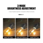 3 Modes LED Camping Light USB Rechargeable Lantern Waterproof Outdoor Flashlight Tent Light with Hook Portable Handheld Lamp - Image 6