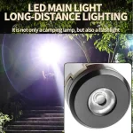 Camping Lights USB Rechargeable Hiking Lamp Portable Foldable Camping Lantern With 6 Modes Brightness For Hiking Emergencies - Image 6