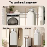 Portable Clothes Dryer, Foldable Quick Drying Compact Electric Clothes Drying Machine With Remote Control, Suitable For Small Spaces, Apartments, RVs, Dormitories - Image 10
