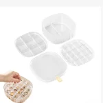 Acrylic Jewelry Organizer Storage Box Display Case Travel Earring 3 Layers - Image 6