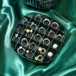 Acrylic Jewelry Organizer Box, Stackable 2-Layers Clear Jewelry Box with Lid - Image 2