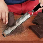 Cheese Grater Ginger Grater & Lemon Zester Stainless Steel Razor - Image 3