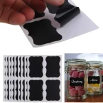 Chalkboard Labels, Fashion clubs Reusable Blackboard Stickers for the Kitchen, Pantry, Mason Jars, Wine Glasses 36PCS - Image 7