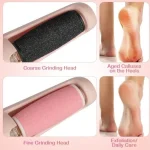 Electric Pedi Callous Remover, Professional Electric Foot Grinder File Callus Dead Skin Remover Pedicure Tool - Image 5