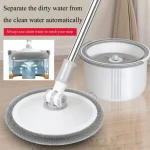 Clean Water Spin Mop with Separate Water Bucket - Image 3