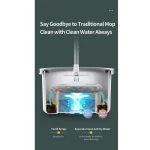 Clean Water Spin Mop with Separate Water Bucket - Image 6