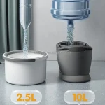 Clean Water Spin Mop with Separate Water Bucket - Image 8