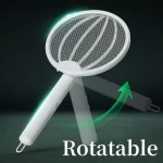 3 In 1 Foldable Electric Mosquito Killer Fly Swatter Trap Usb Rechargeable - Image 5